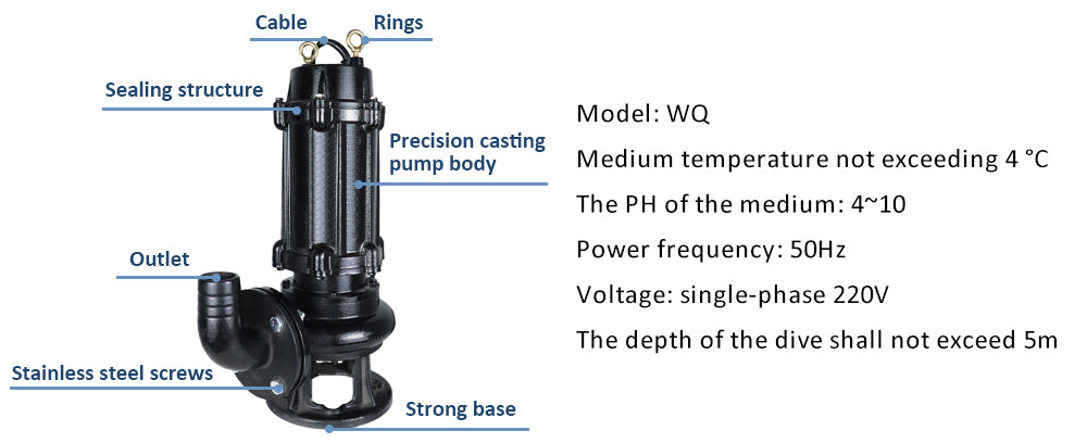 Pompes de drainage submersibles