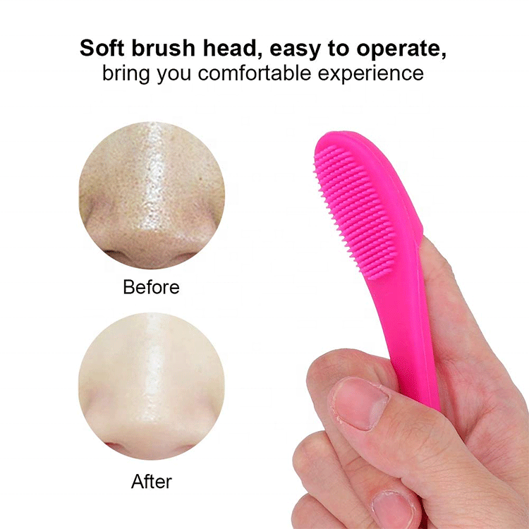 Brosse à nez en silicone brosse nettoyante pour le visage