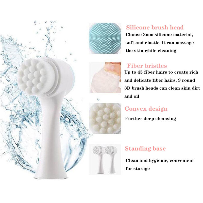 Brosse à nez en silicone brosse nettoyante pour le visage