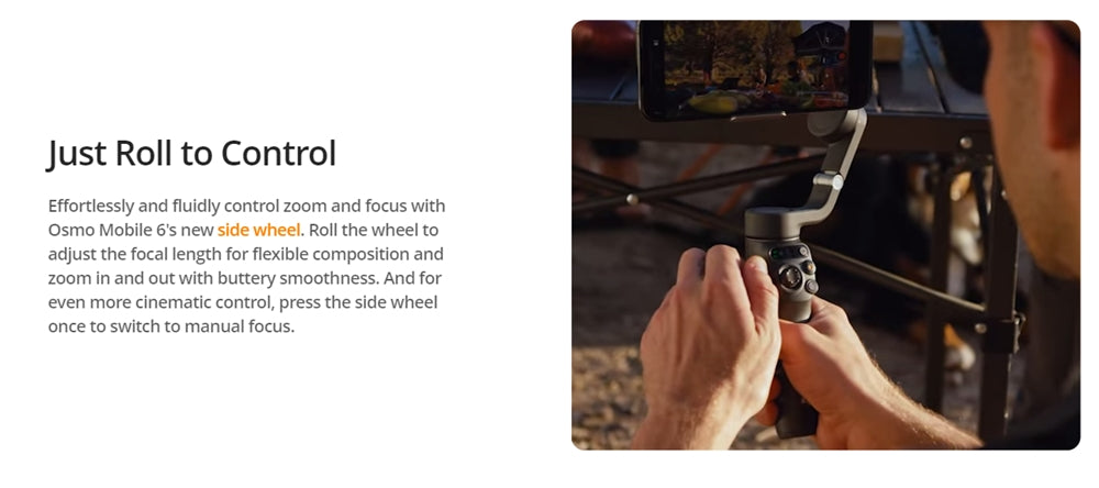 OSMO Mobile 6 3-Axis Stabilization